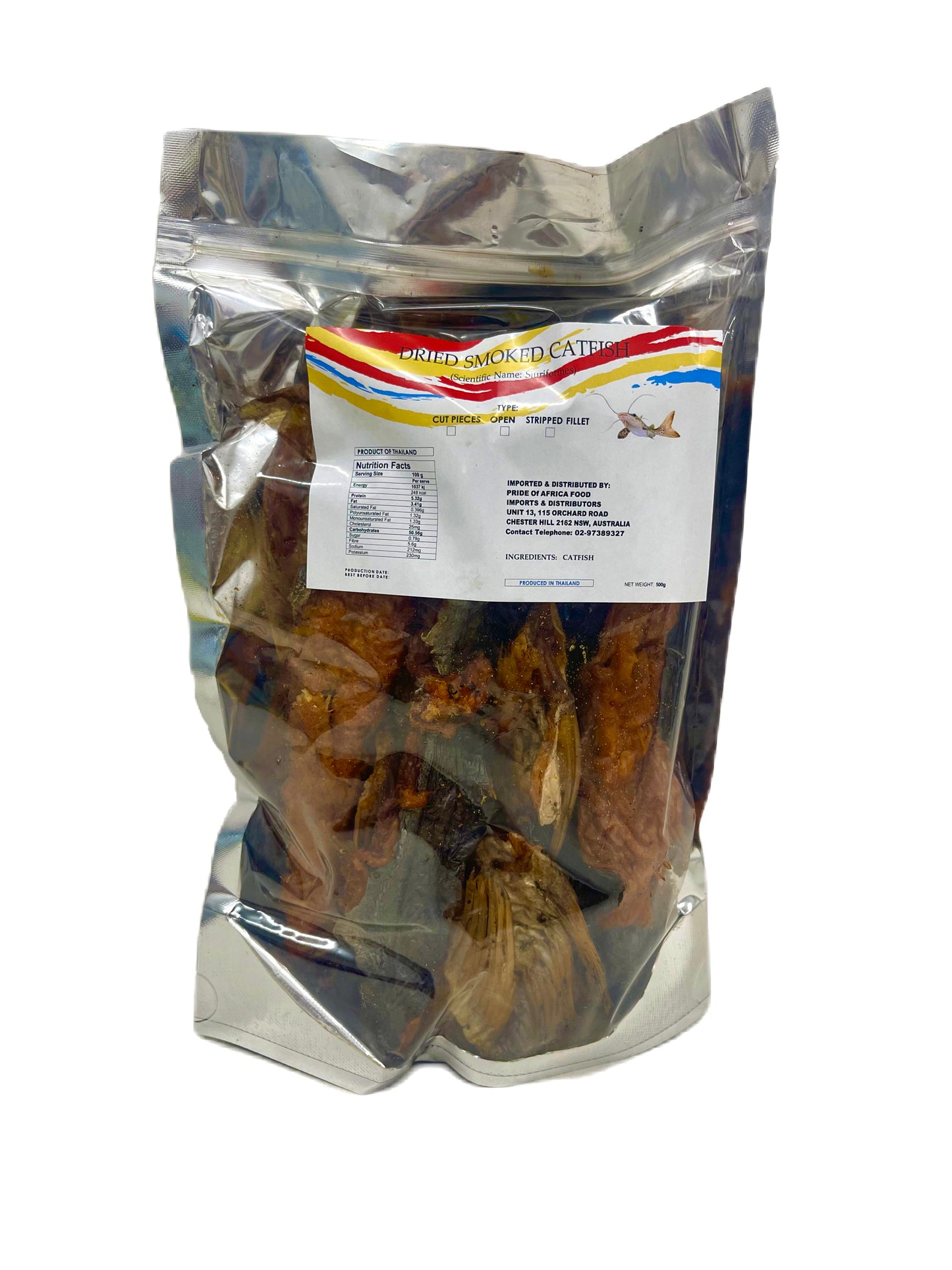 Dried Smoked Striped Catfish