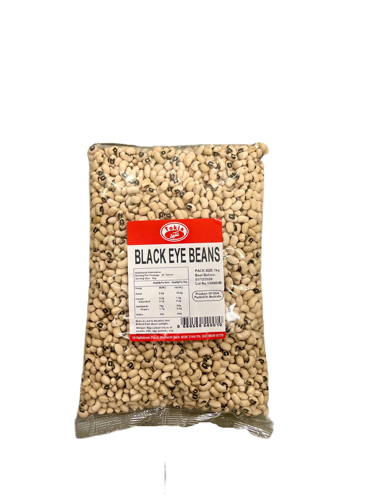 Takin Black Eye Beans