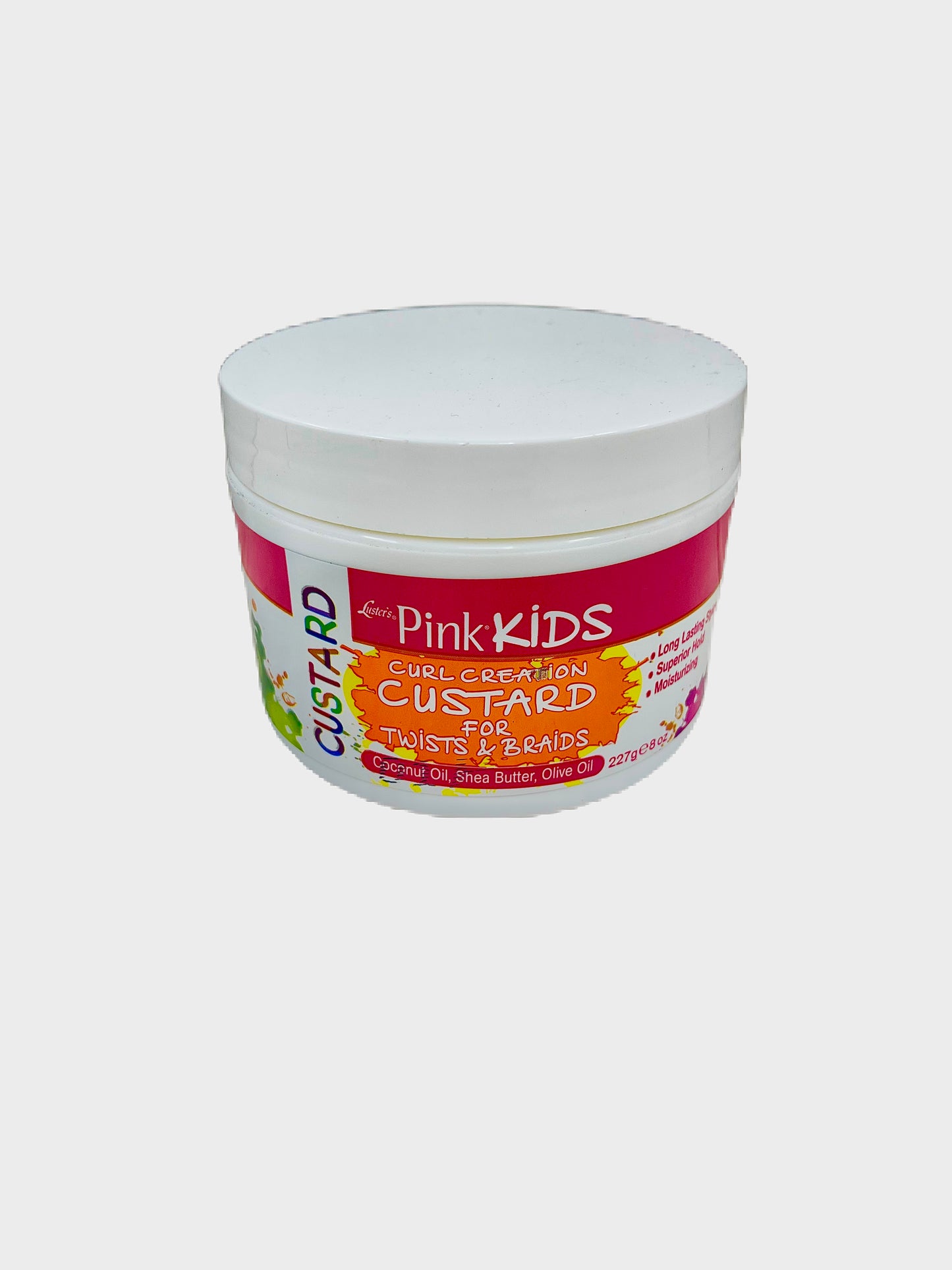 Luster's Pink Kids Curl Creation Custard For Twists & Braids