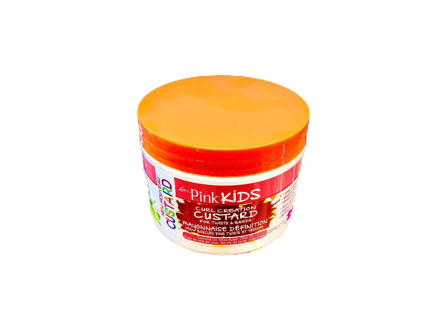 Luster’s Pink Kids Curl Creation Custard For Twists & Braids Mayonnaise Definition
