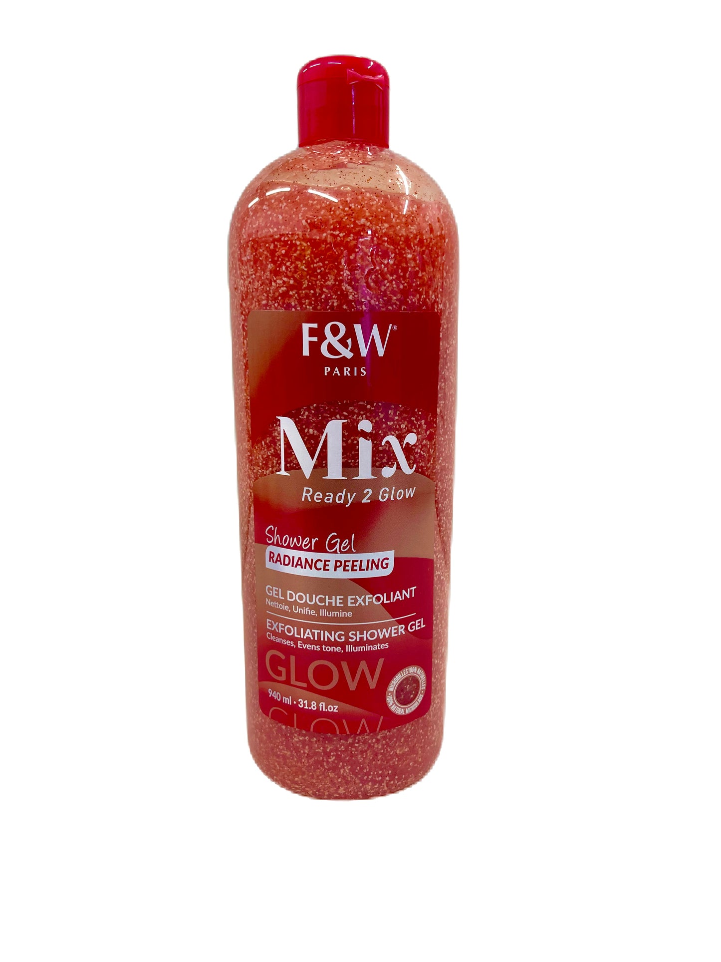 Fair and White Mix Ready 2 Glow Exfoliating Shower Gel