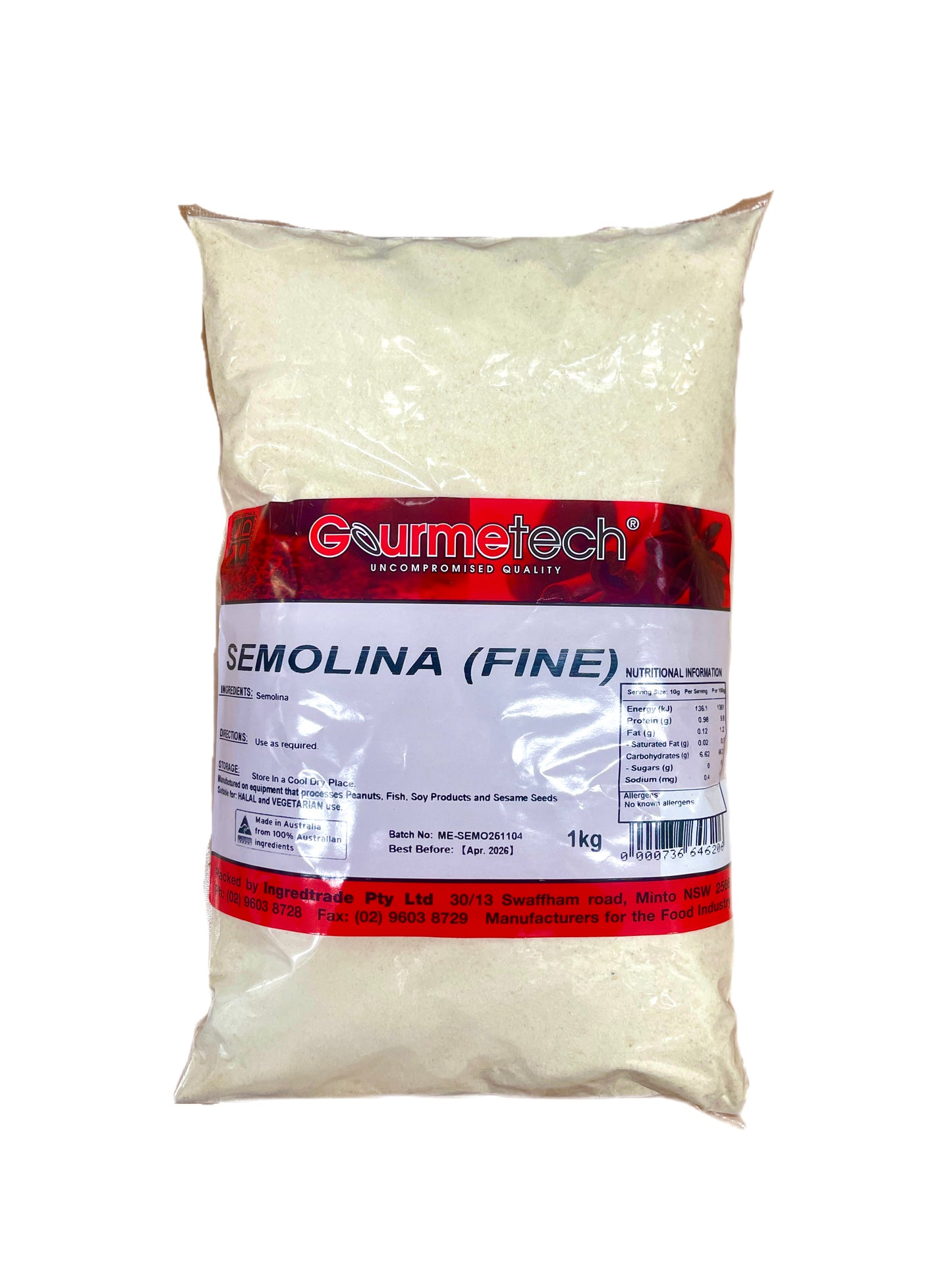 Gourmetech Semolina Fine