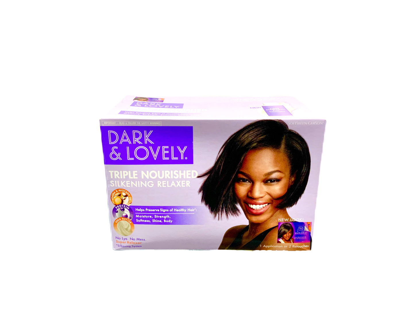 Dark & Lovely Triple Nourished Silkening Relaxer Super