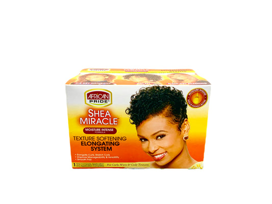 African Pride Shea Miracle Texture Softening Elongating System