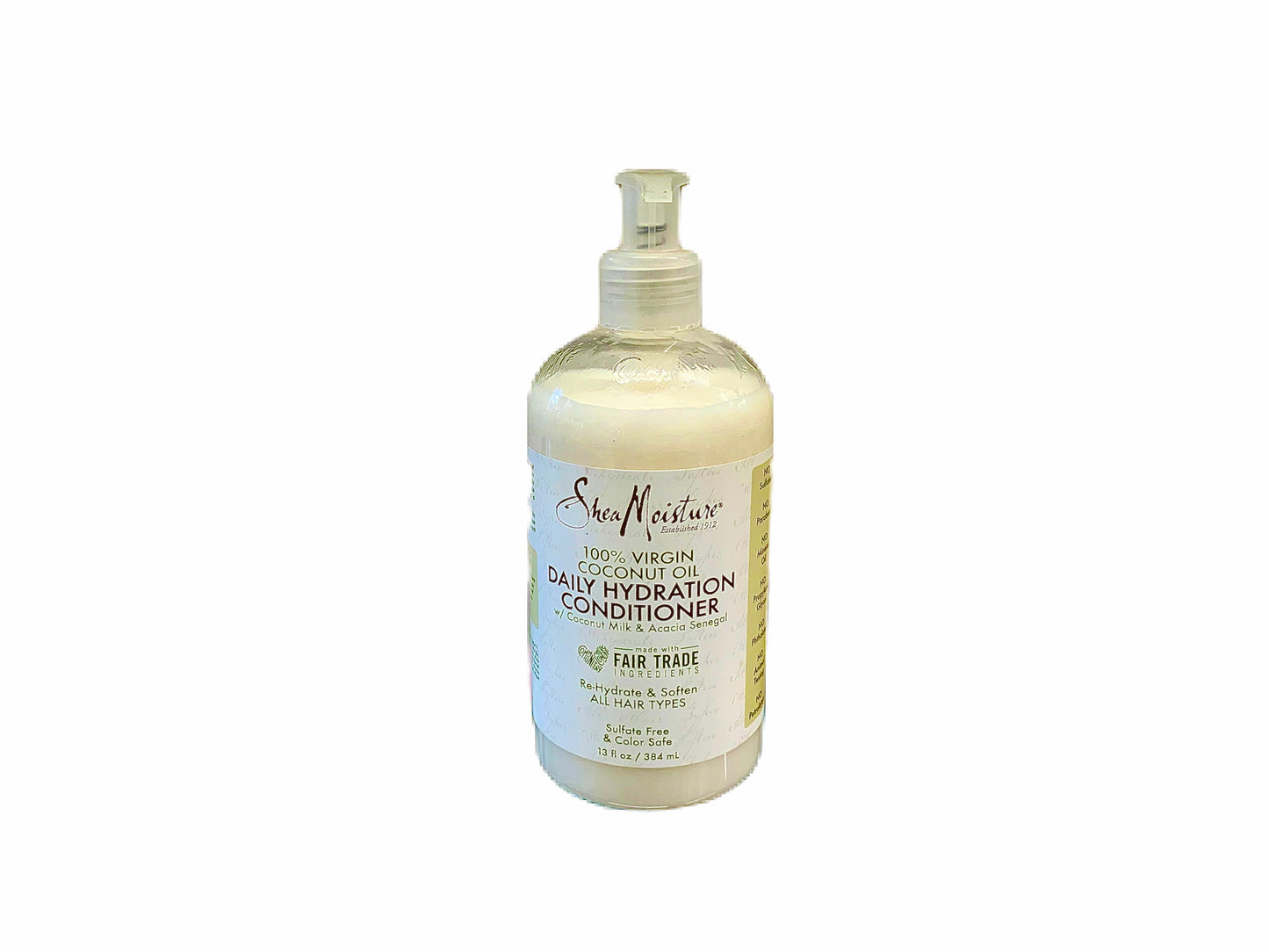 Shea Moisture 100% Virgin Coconut Oil Daily Hydration with Coconut Milk & Acacia Senegal 384ml