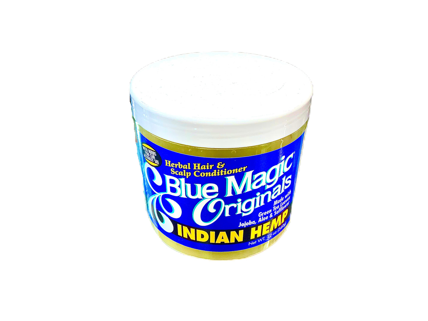 Blue Magic Originals Indian Hemp made with Green Tea leaves, Joioba, Aloe, Safflower