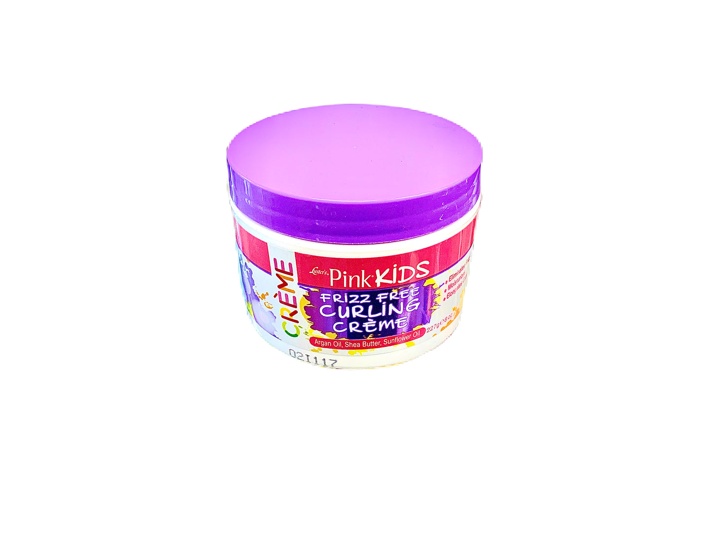 Luster's Pink Kids Frizz Free Curling Creme with Argan Oil, Shea Butter and Sunflower Oil