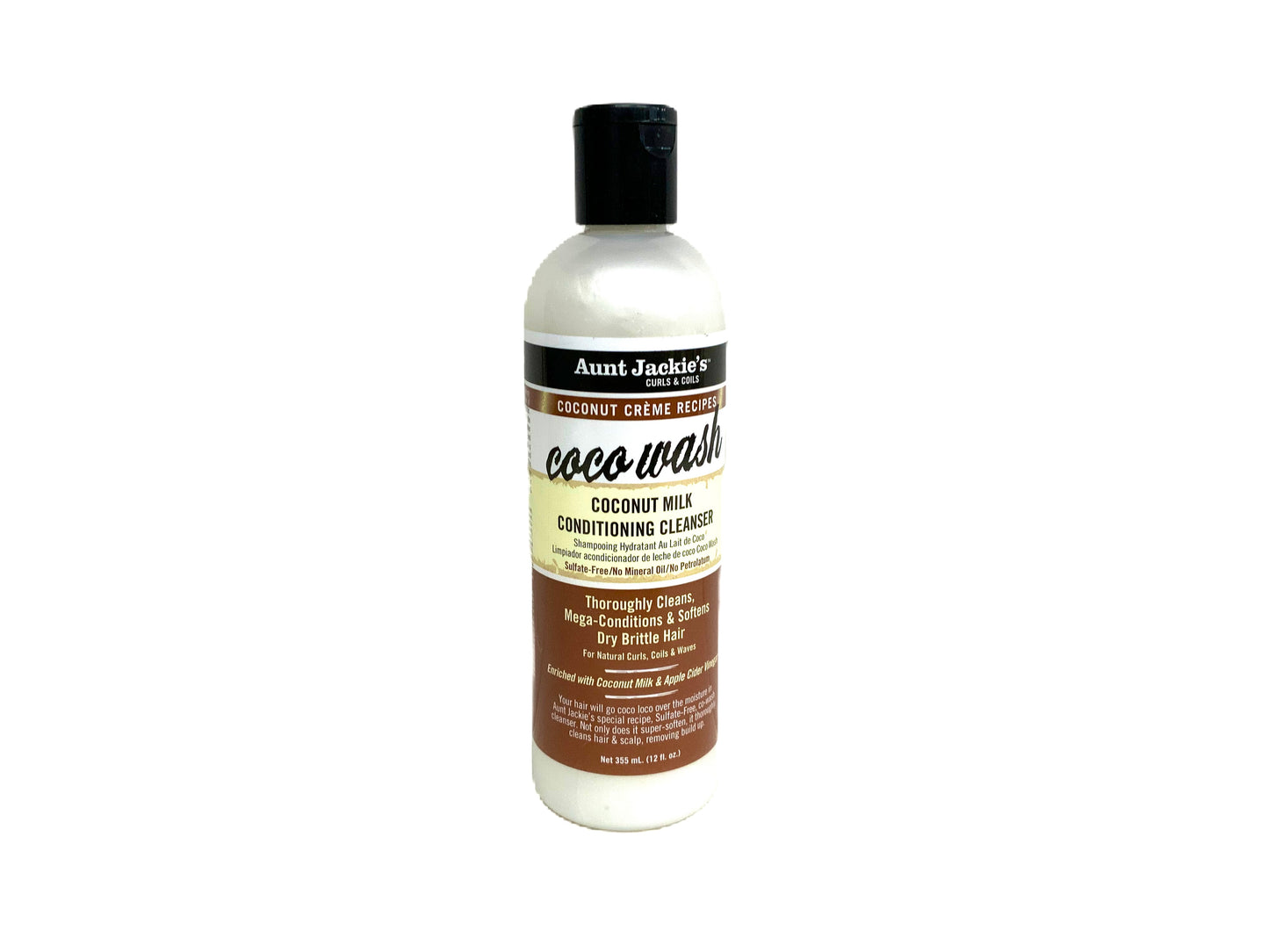 Aunt Jackie's Curls & Coils Coconut Milk Conditioning Cleanser