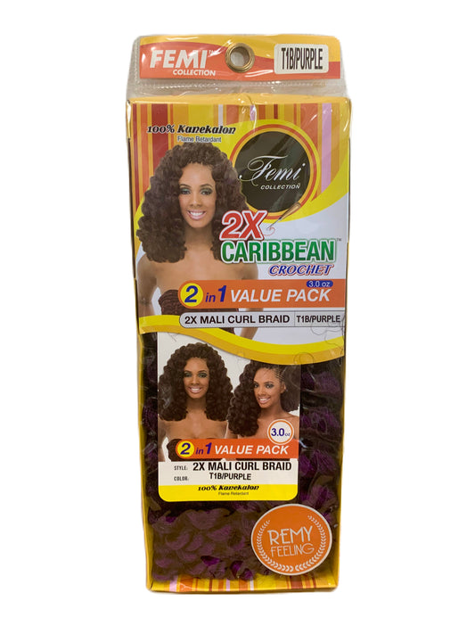 Femi collection 2X curl braid