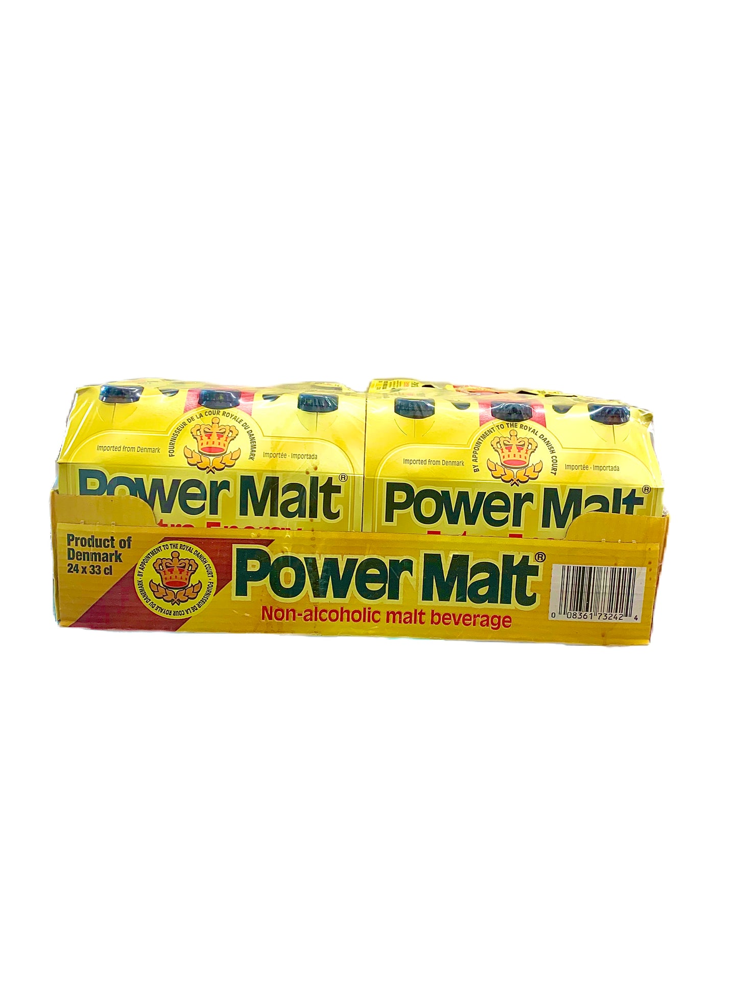 Power Malt Extra Energy Glass Drink Case 24pk