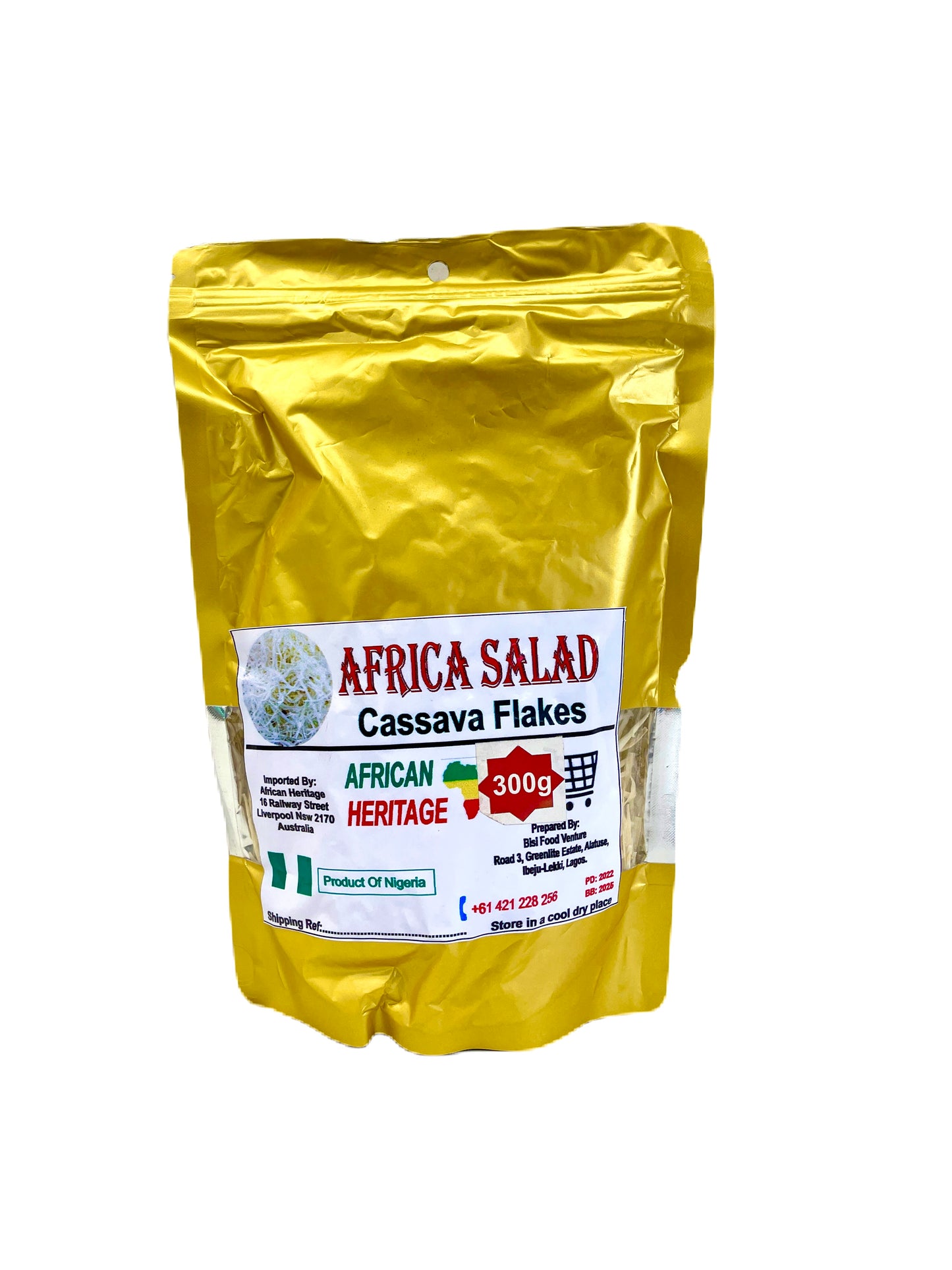 African Salad Cassava Flakes