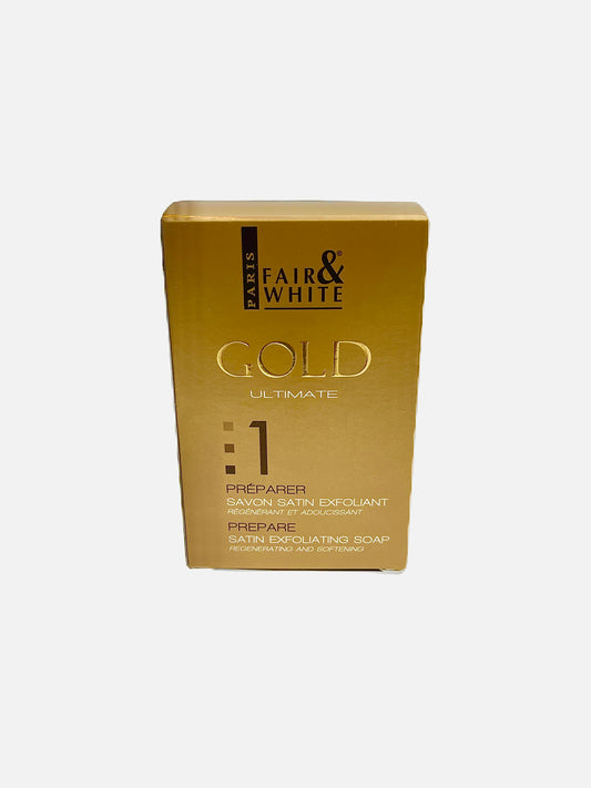 Fair & White Gold Ultimate Satin Exfoliating Soap