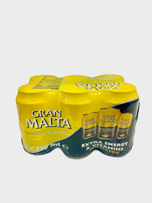 Grain Malta Extra Energy & Vitamins Dark Malt Drink Can